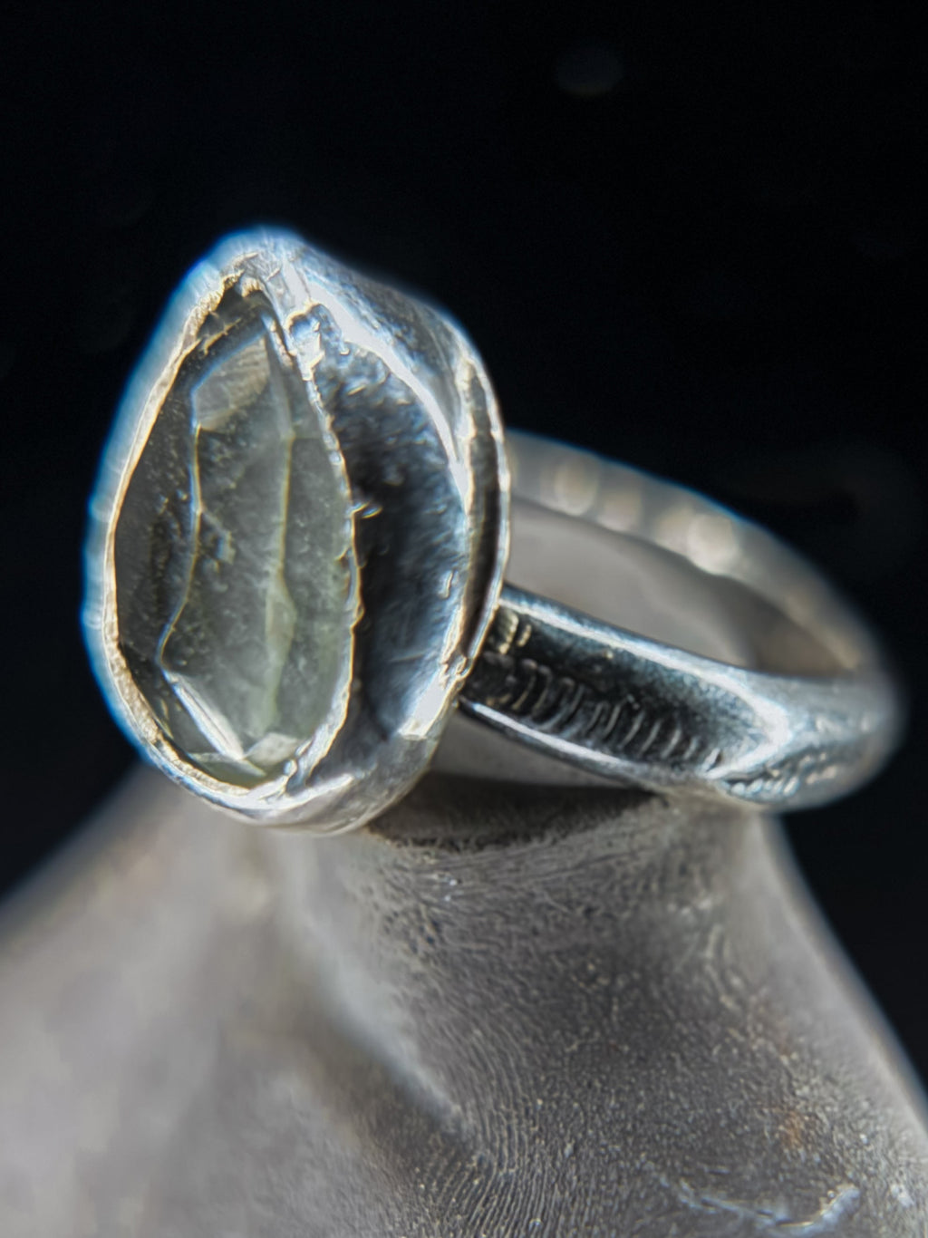 Loud Libyan Desert Glass Ring