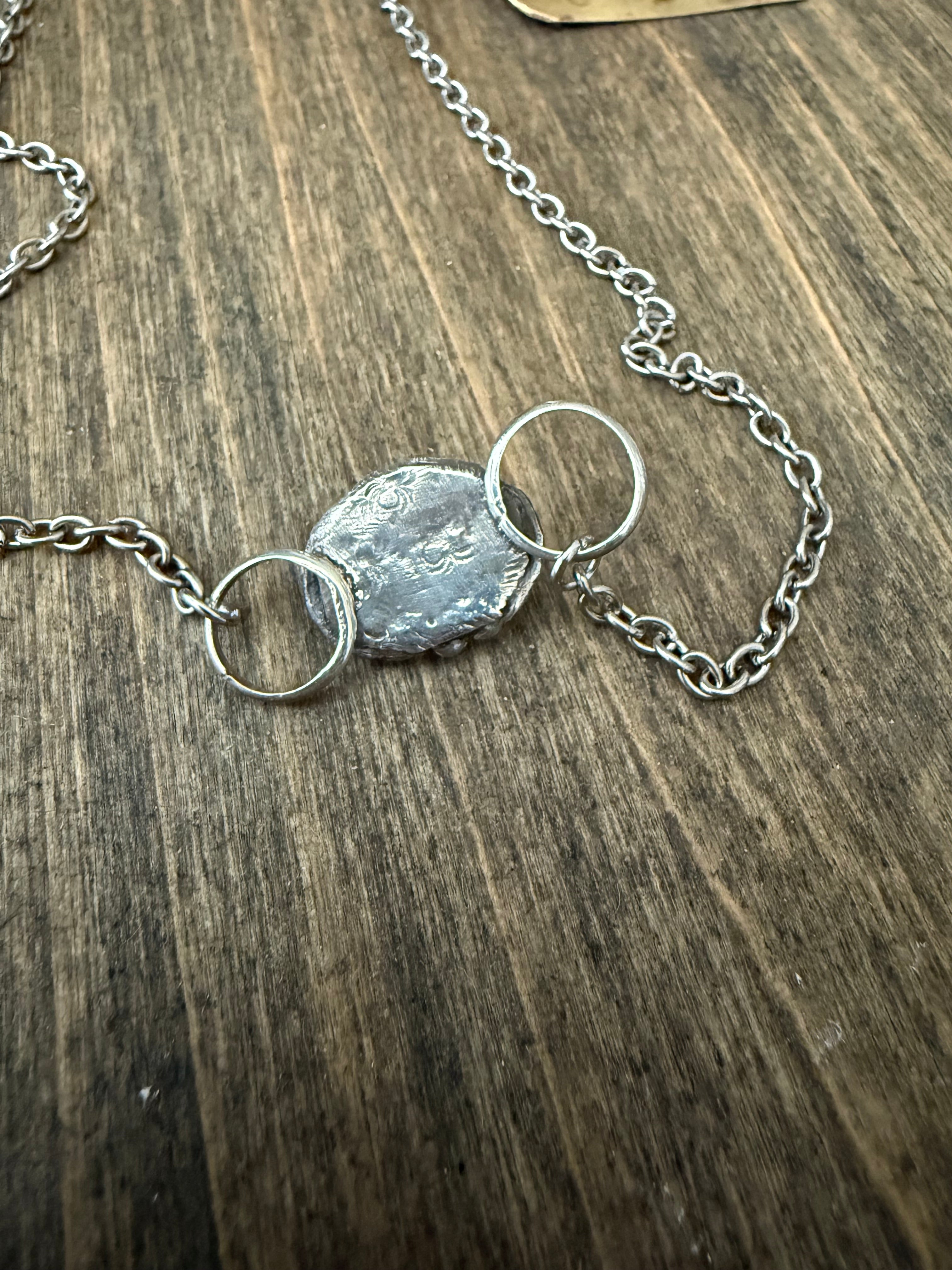 Moss Agate Gobbler Necklace