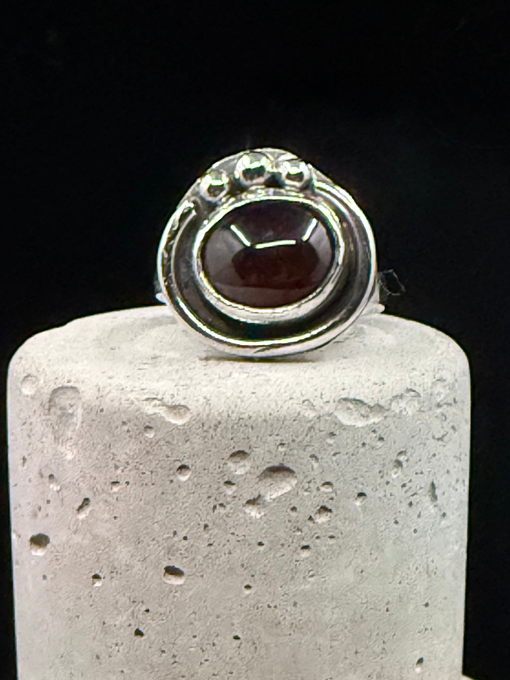 Nightlark Garnet Ring
