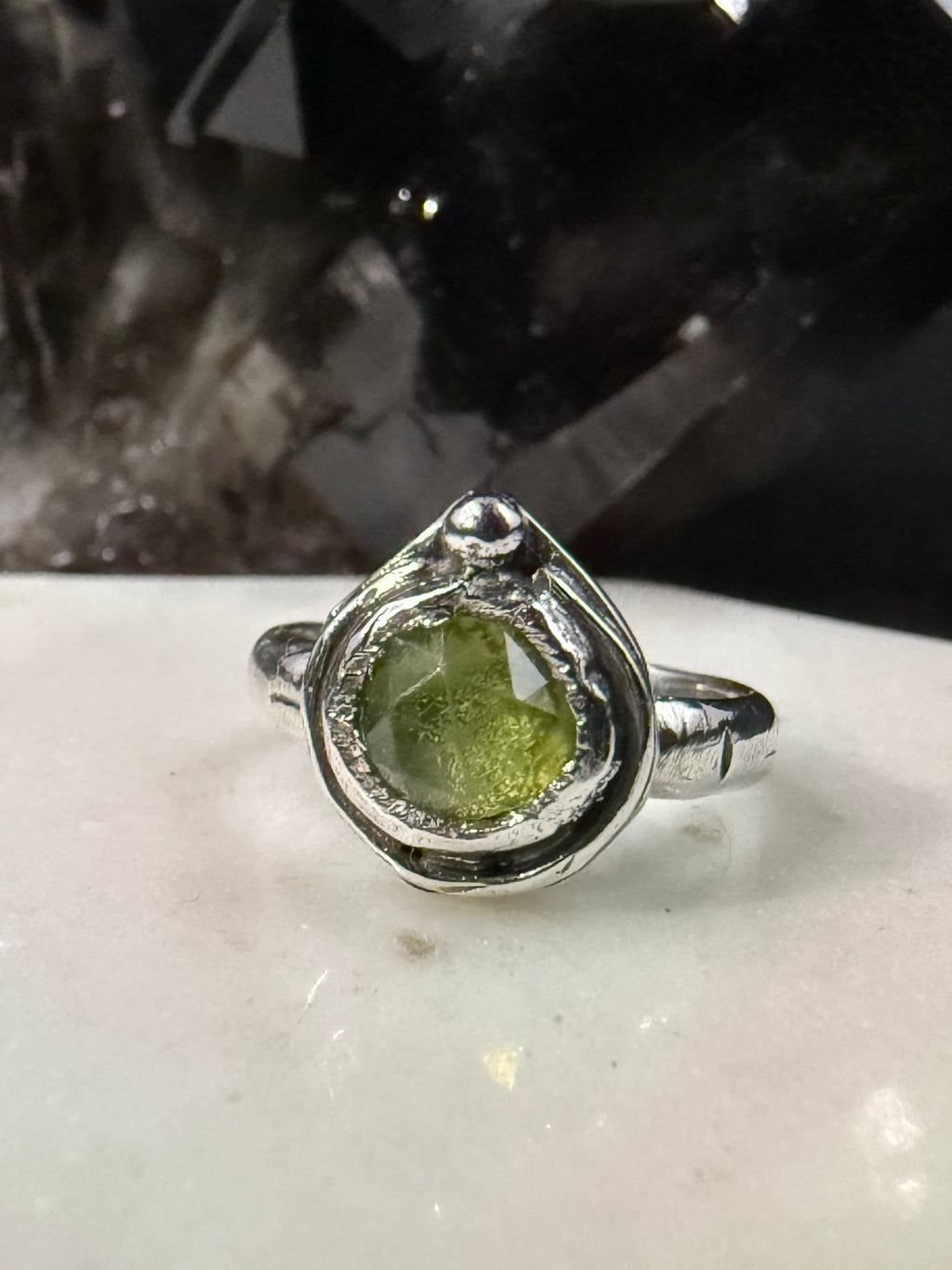 Limelight Peridot Ring