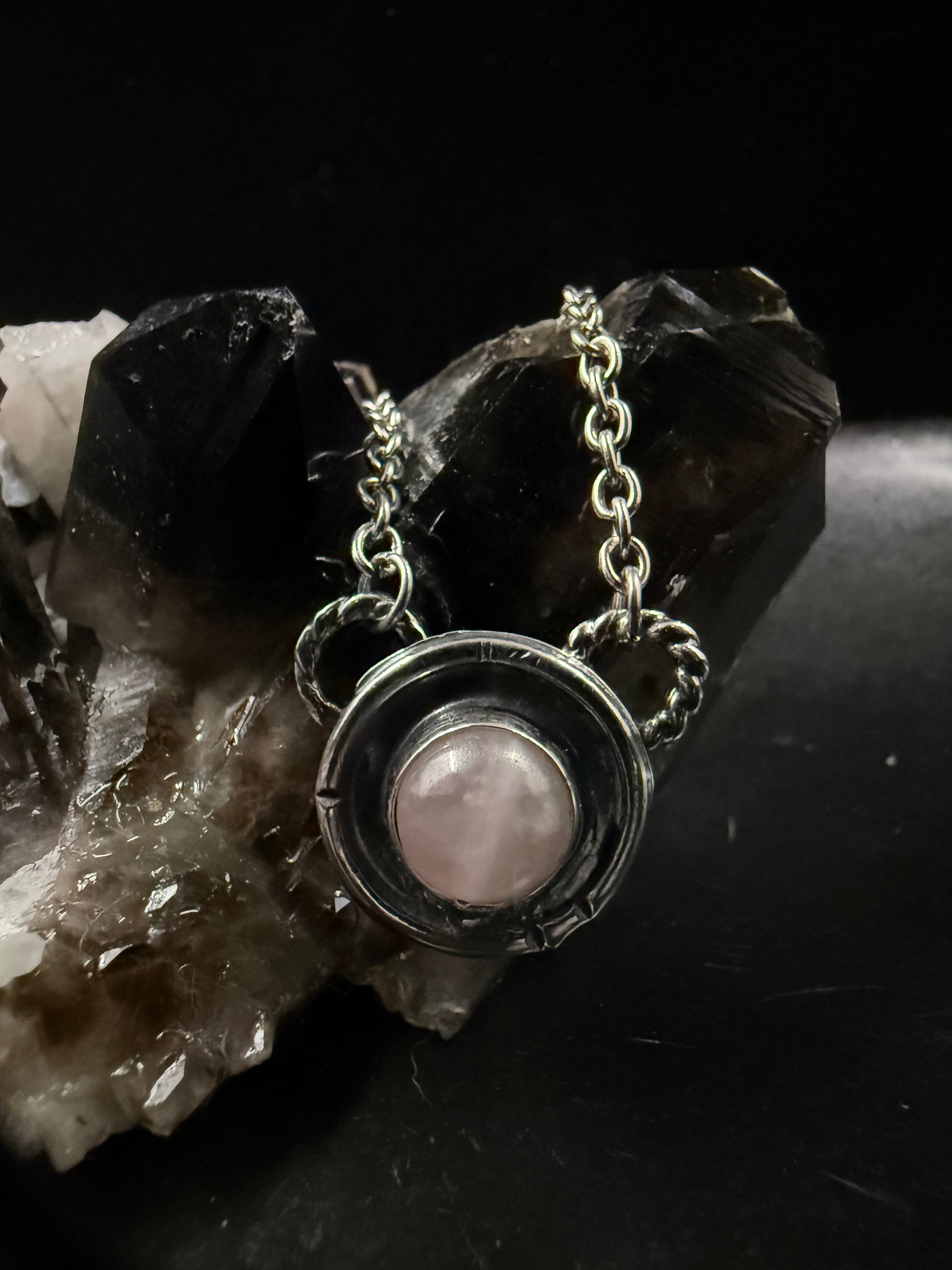 Rosy Shades Quartz Necklace