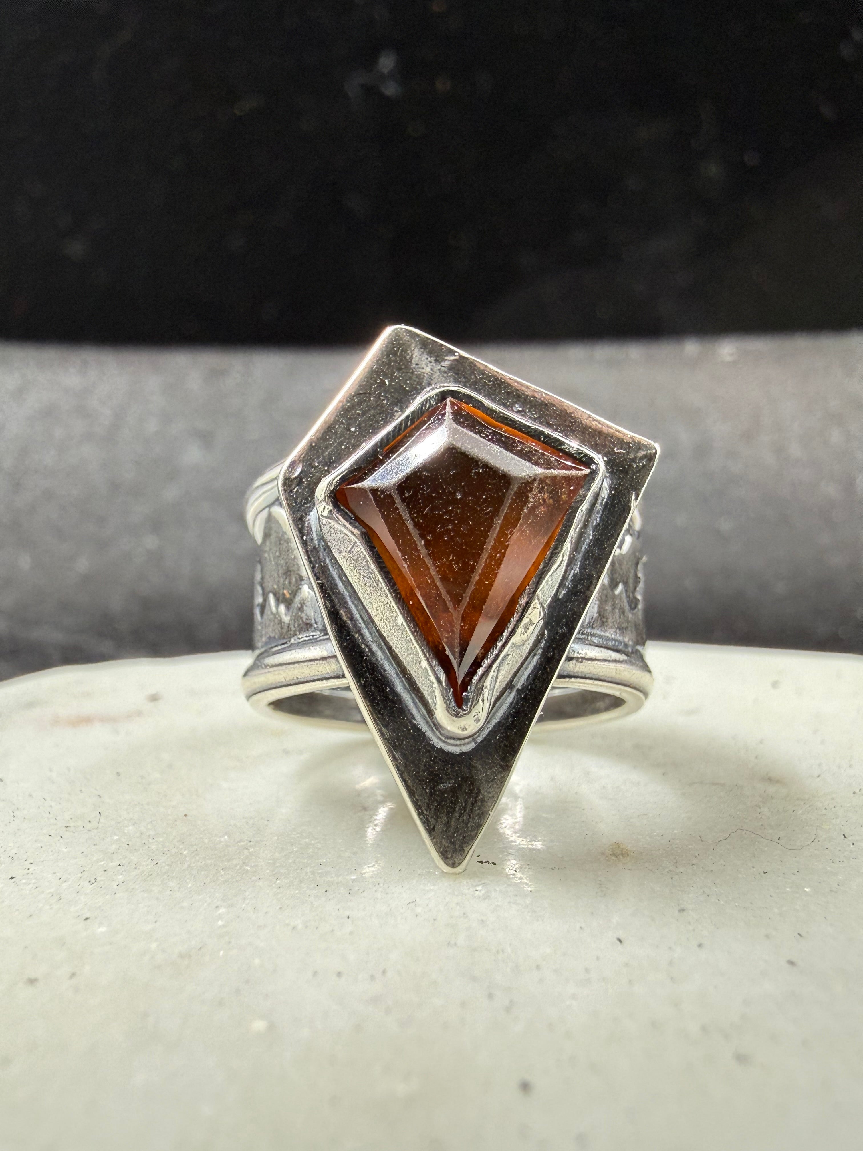 Theme Park Garnet Ring