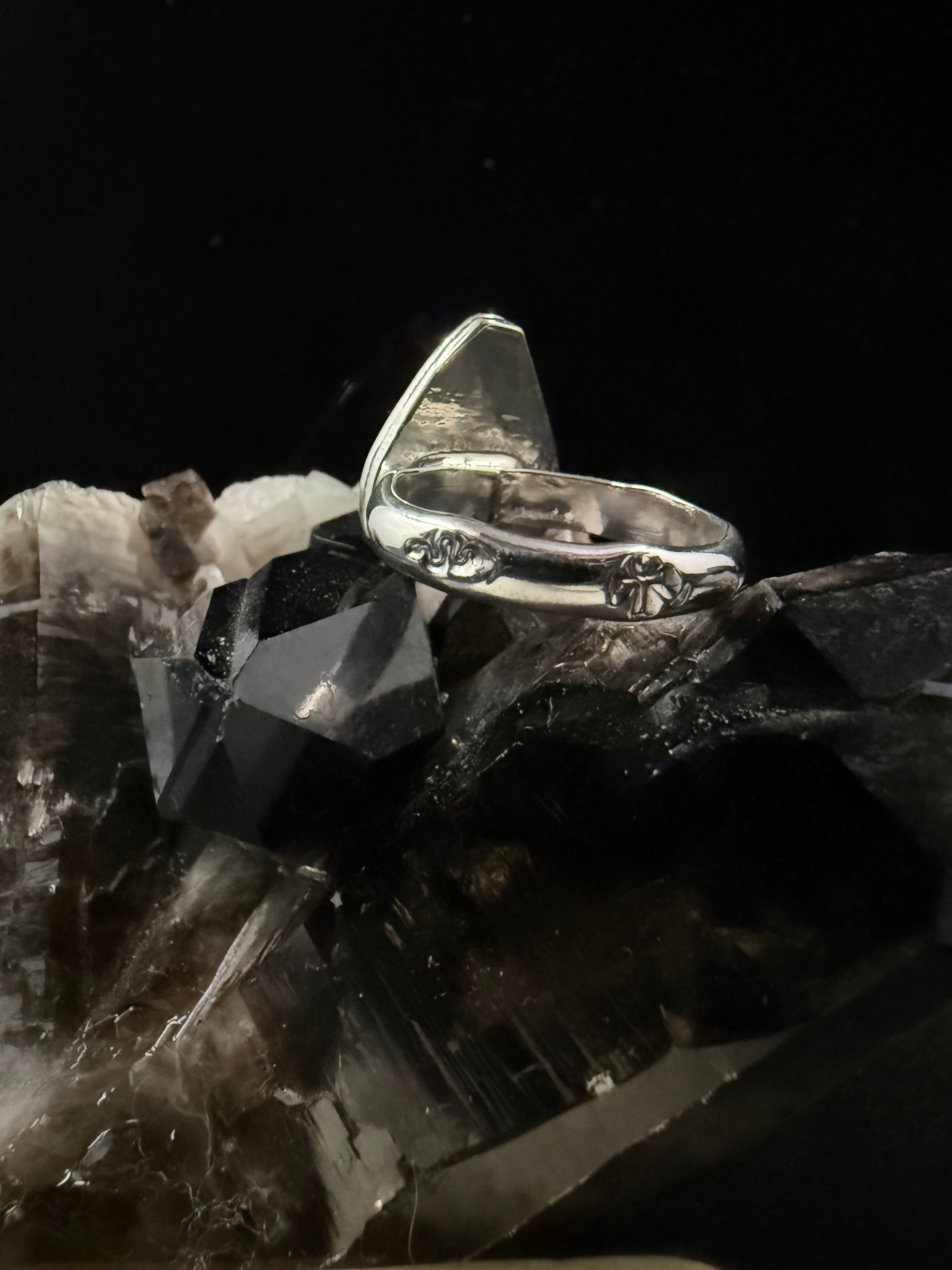 Garden Cabbage Rutilated Quartz Ring