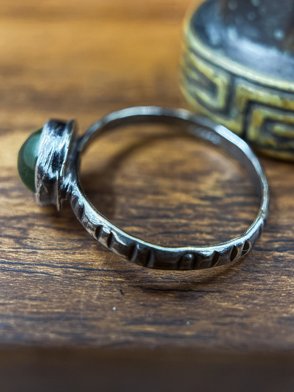Jade Modern Stacking Ring