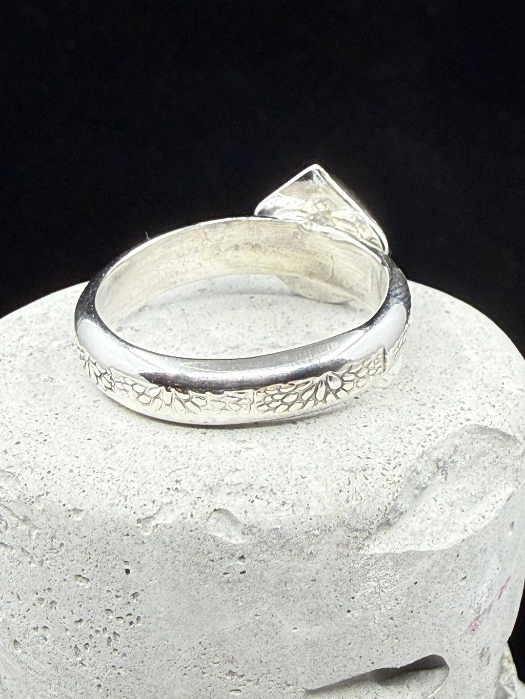 Calocera Fungi Pink Sapphire Ring