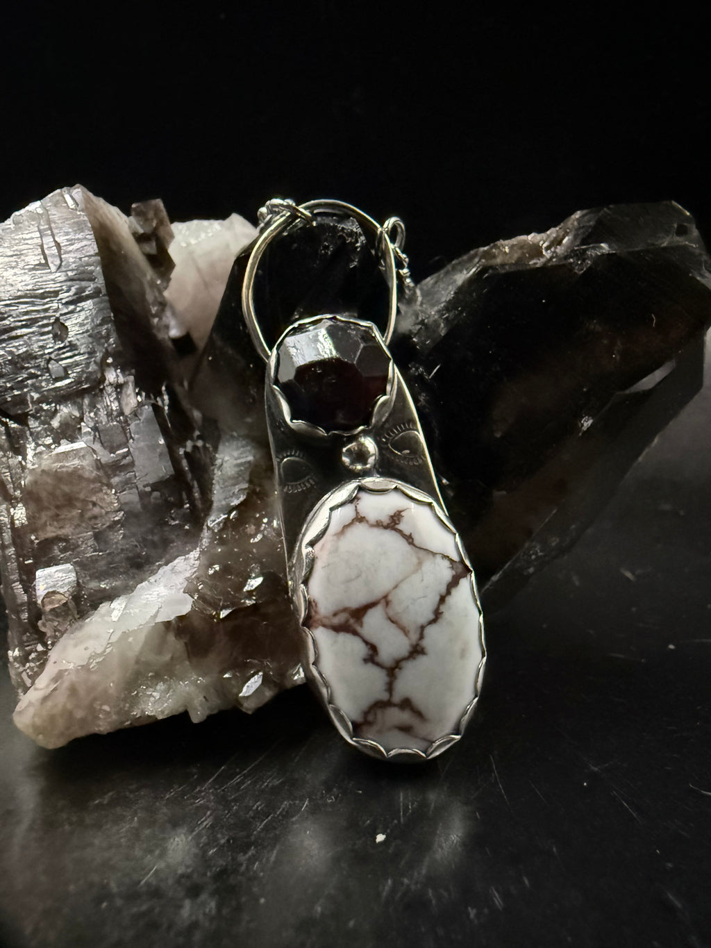 You Aint Gotta Die (To Be Dead to Me) Garnet Necklace