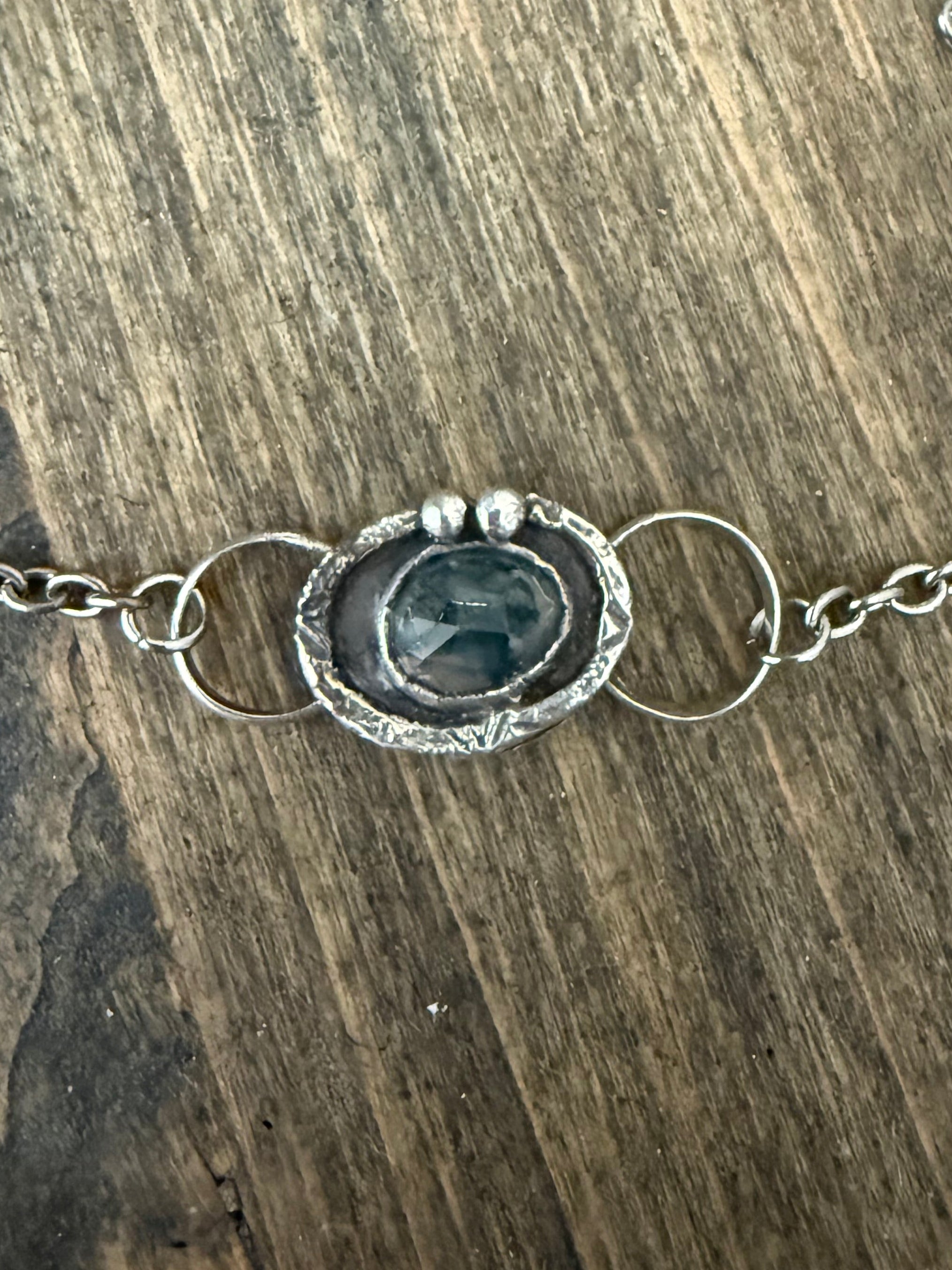 Moss Agate Gobbler Necklace