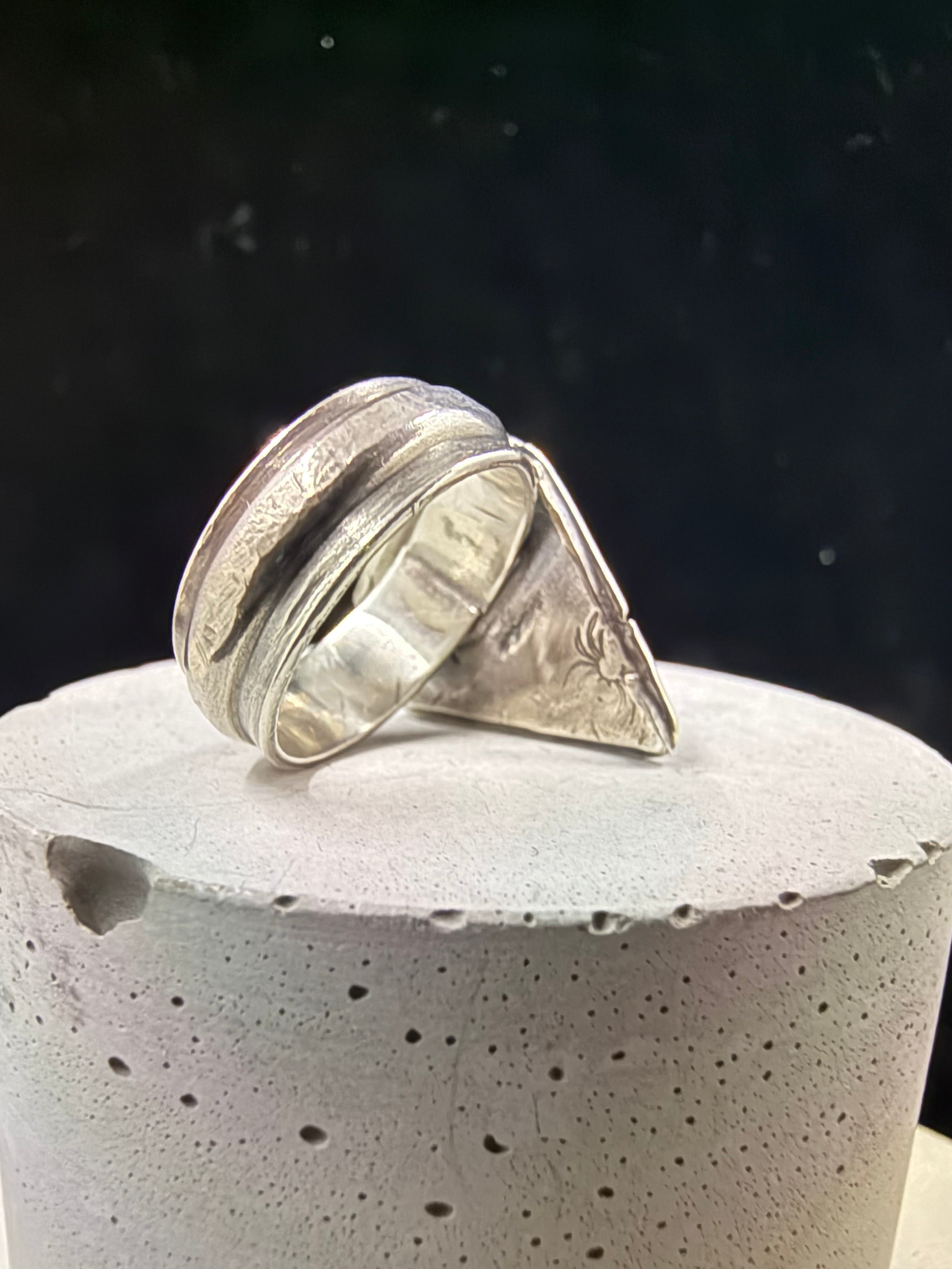Peridot Shield Ring