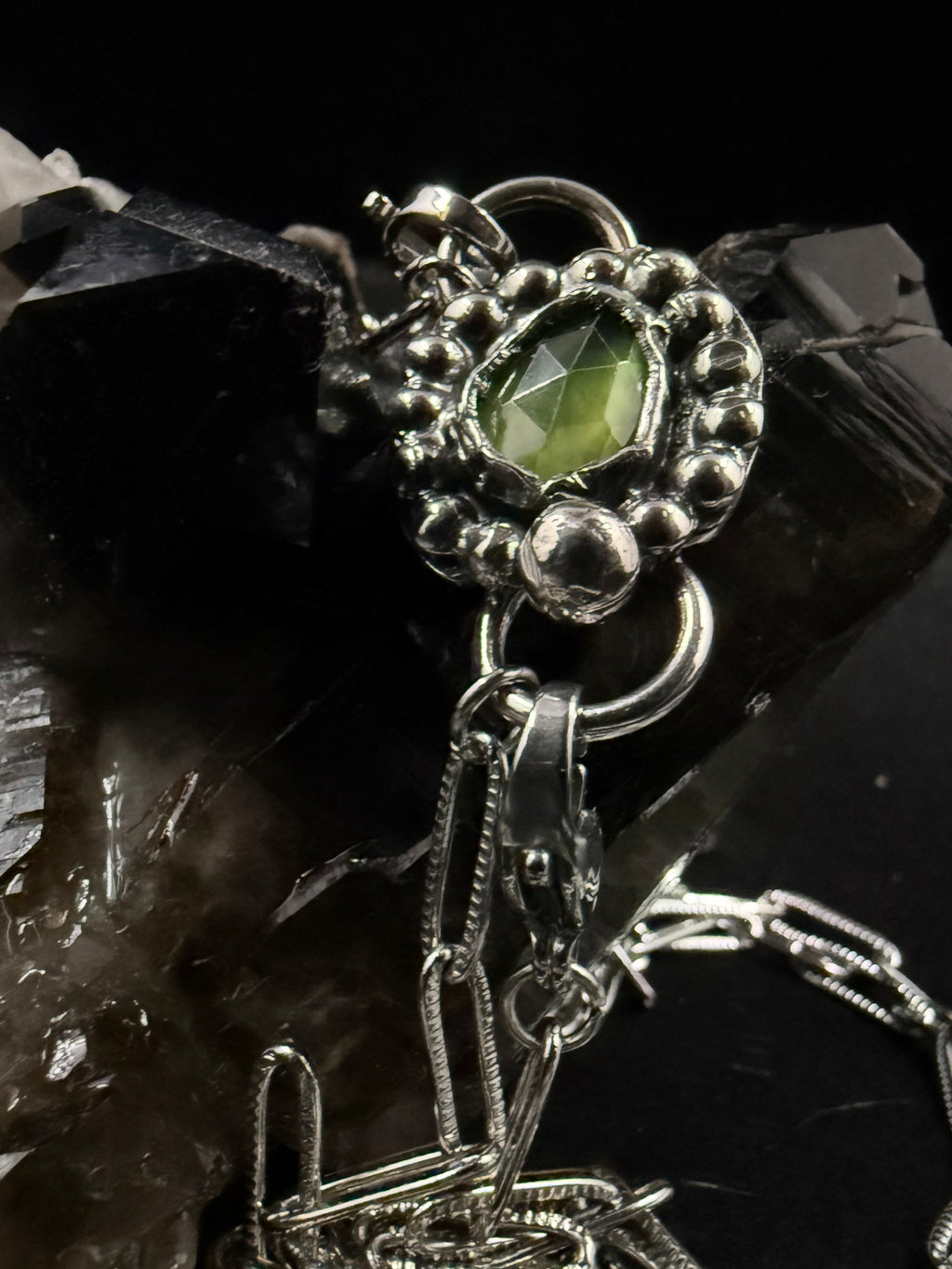 Slam Poetry Peridot Body Chain