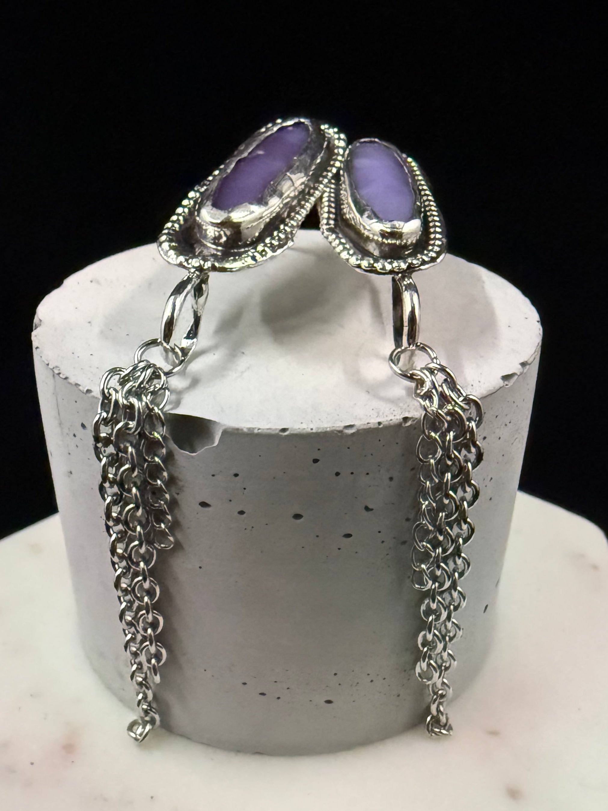 Lavender Marriage Alt Earrings