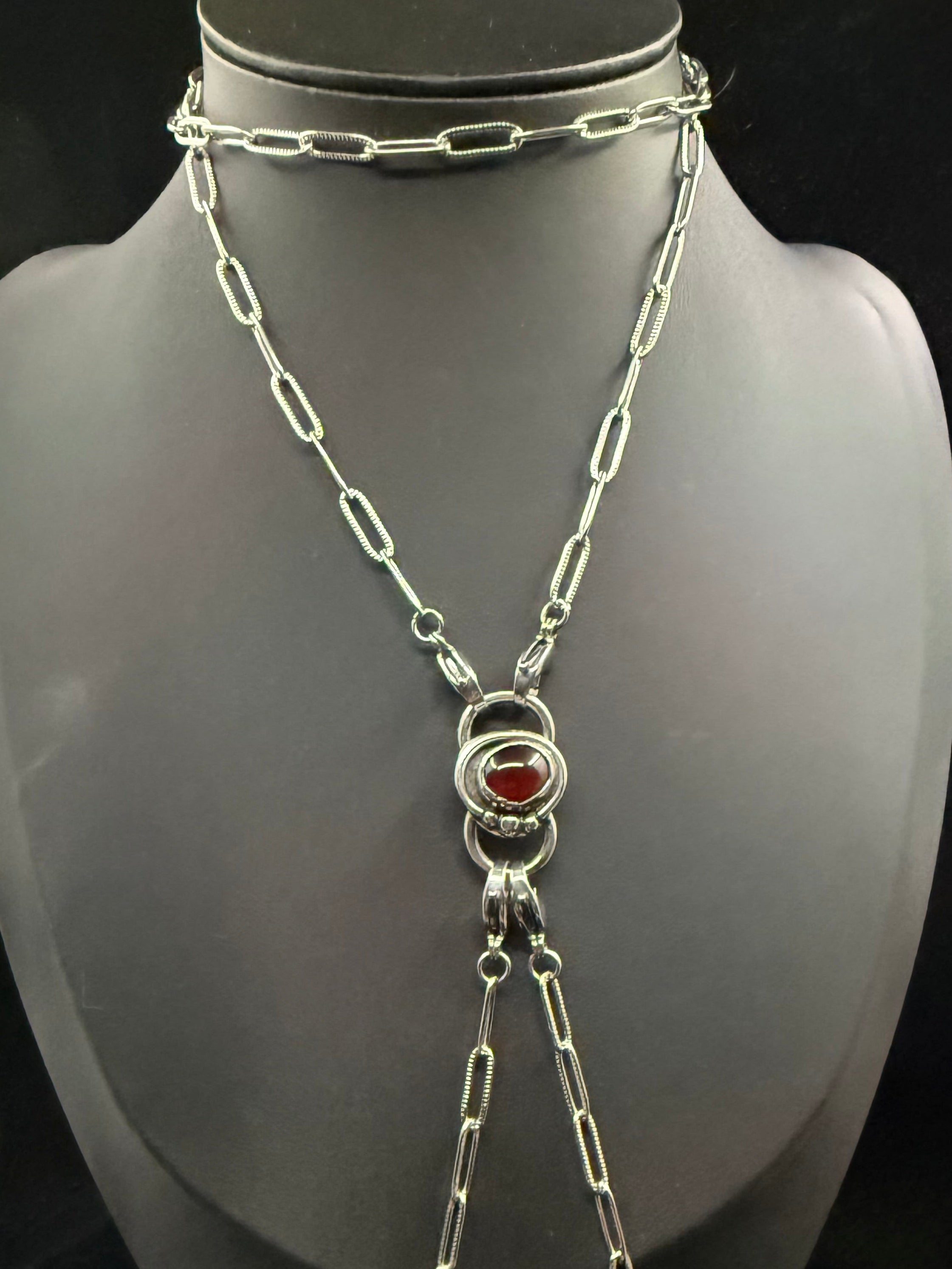 In the Blood Garnet Body Chain