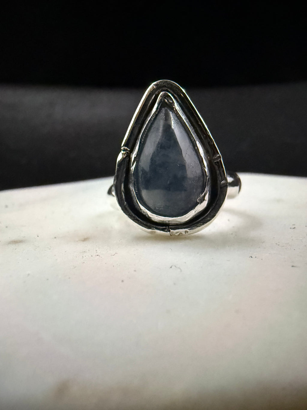 Pretty When You Break Aquamarine Ring
