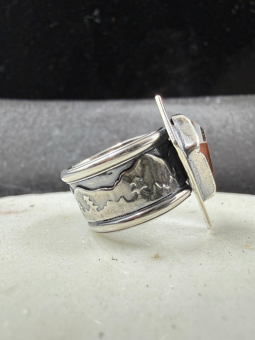 Theme Park Garnet Ring