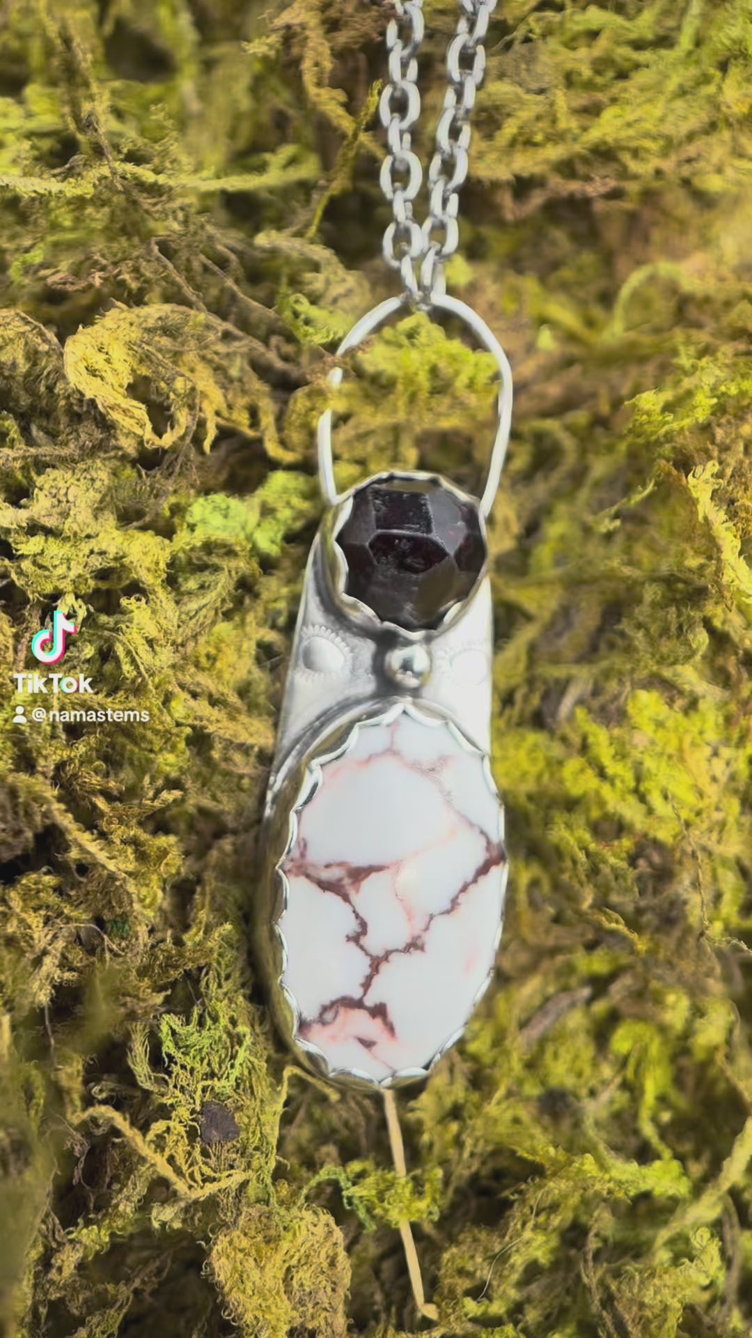 You Aint Gotta Die (To Be Dead to Me) Garnet Necklace