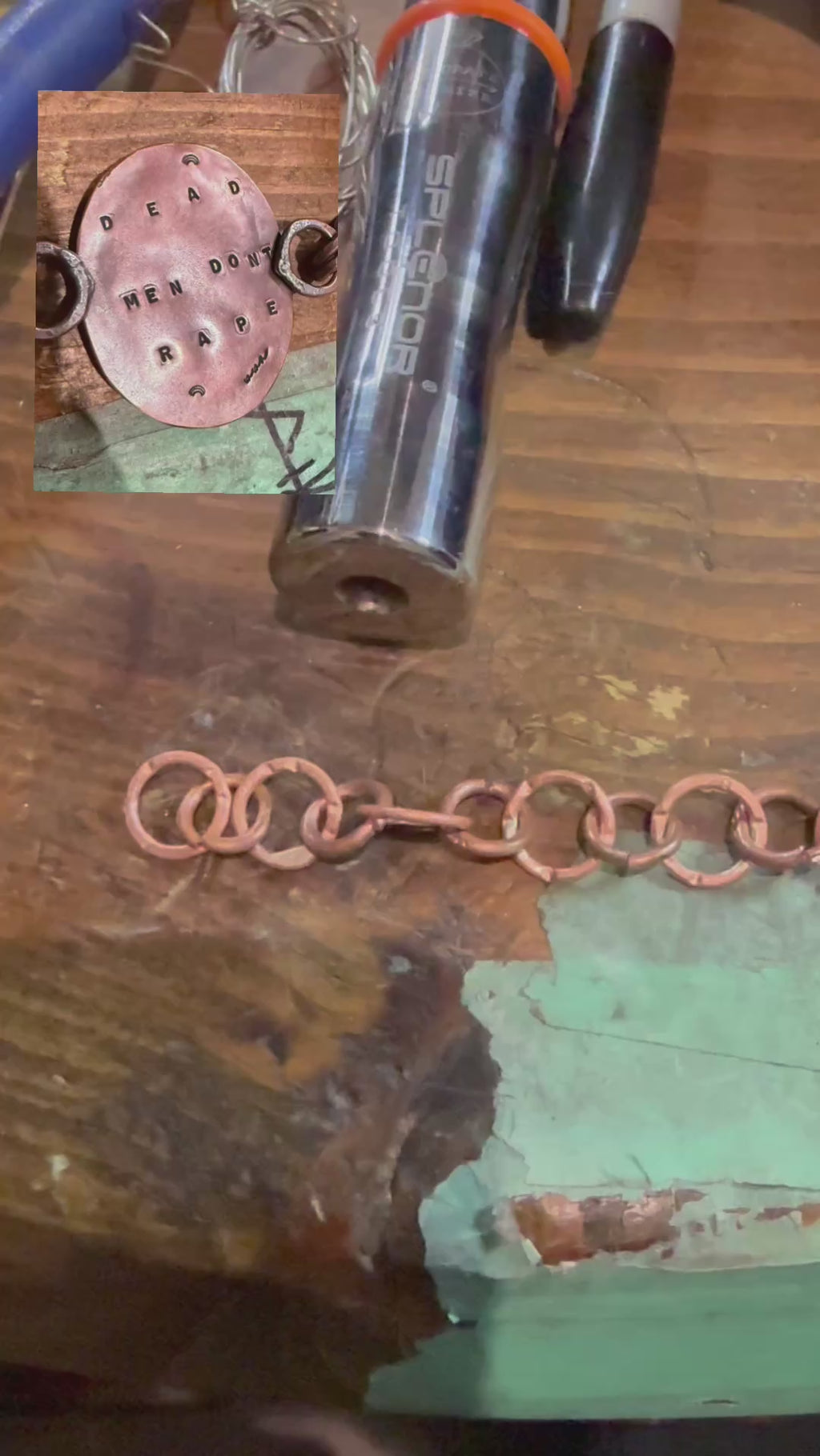 Bound to You Copper Choker Necklace